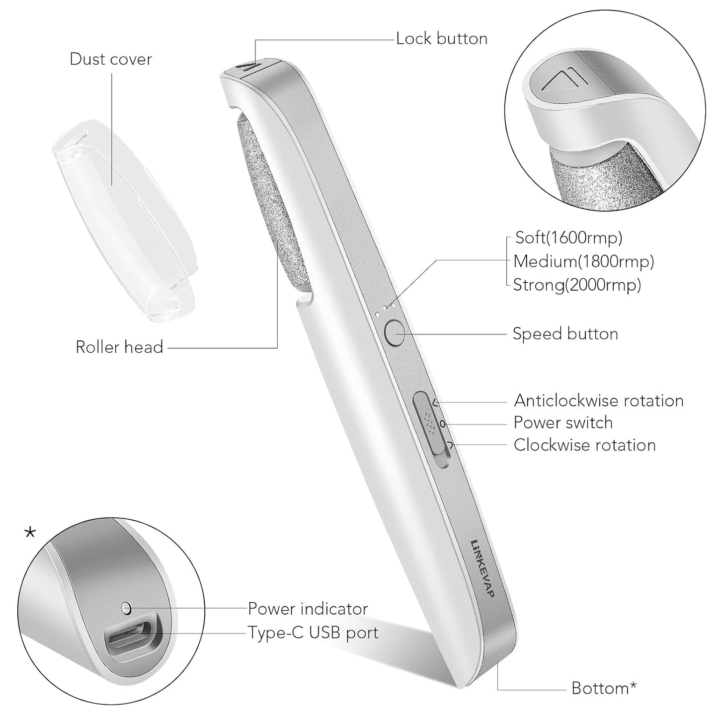Electric Callus Remover for Feet