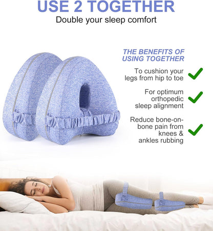Skelda Memory Foam Leg Support Pillow